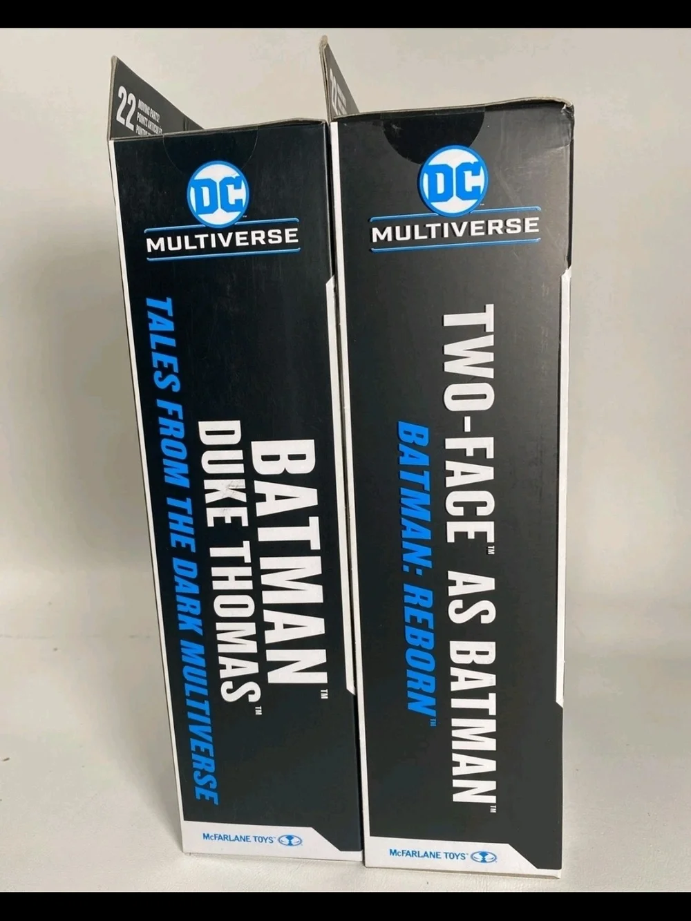 DC Multiverse Two-Face as Batman & Batman, Duke Thomas 2 PC Lot action figures